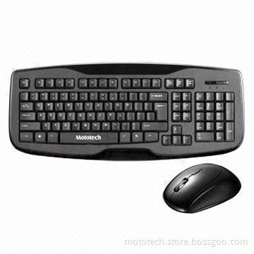 2.4GHz Multimedia Wireless Keyboard and Mouse Combo, Waterproof